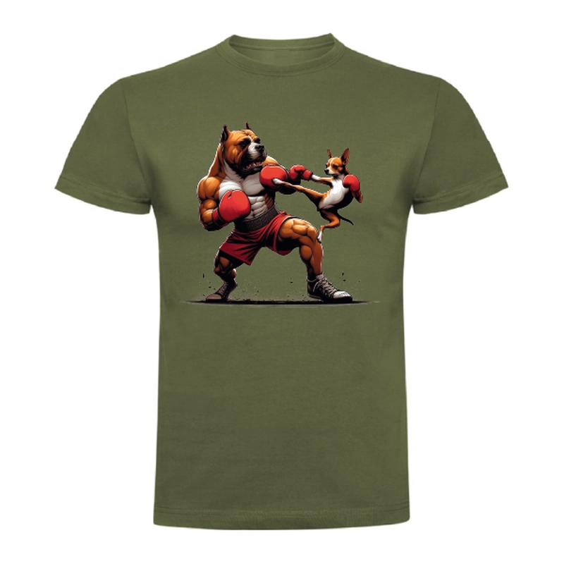 Tricou bărbat - Chihuahua vs. Pitbull - imagine 8