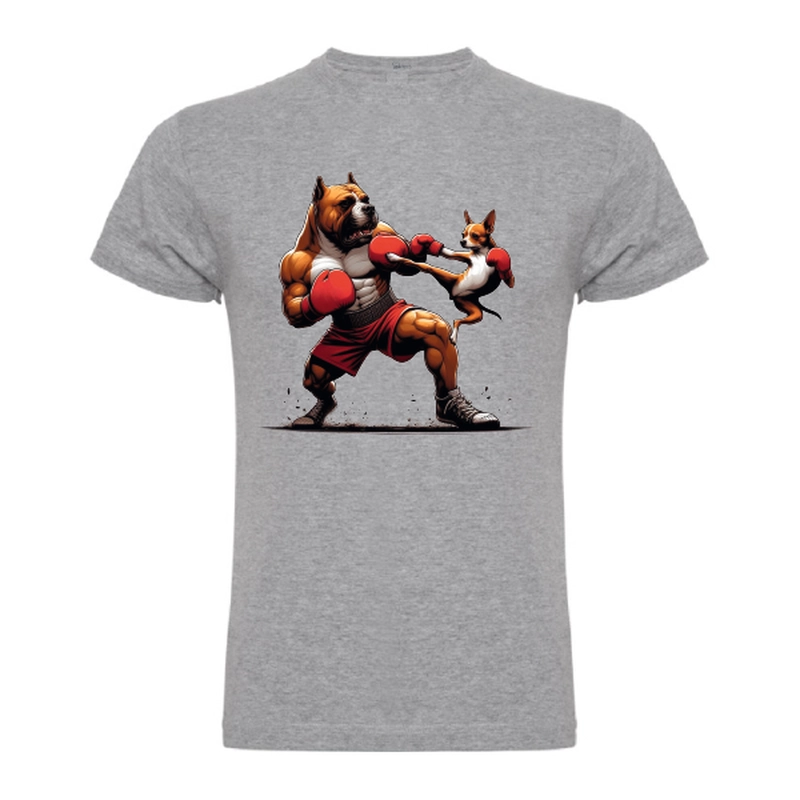Tricou bărbat - Chihuahua vs. Pitbull - imagine 7