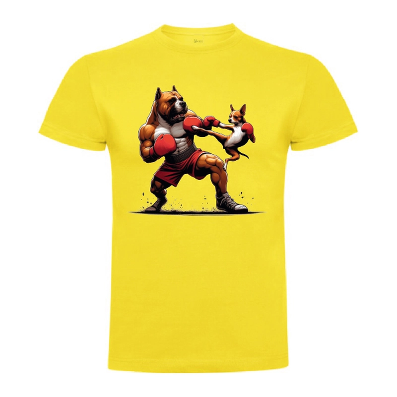 Tricou bărbat - Chihuahua vs. Pitbull - imagine 6