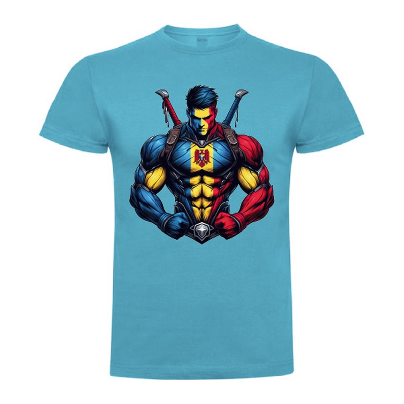 Tricou bărbat - Super Român - imagine 4