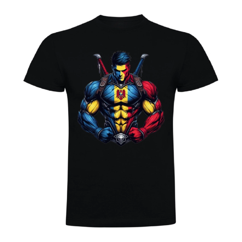 Tricou bărbat - Super Român - imagine 5