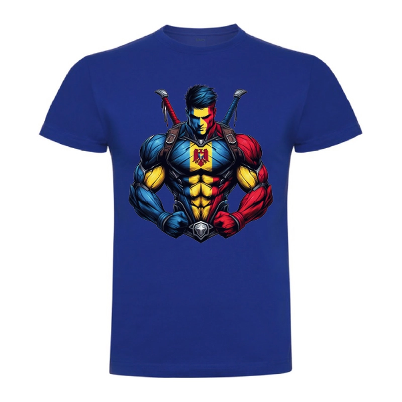 Tricou bărbat - Super Român - imagine 3