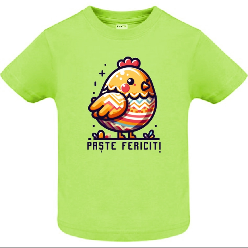 Tricou Copil - Pui Gaina Paște Fericit - imagine 4