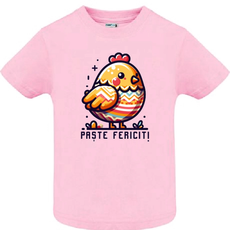 Tricou Copil - Pui Gaina Paște Fericit - imagine 5