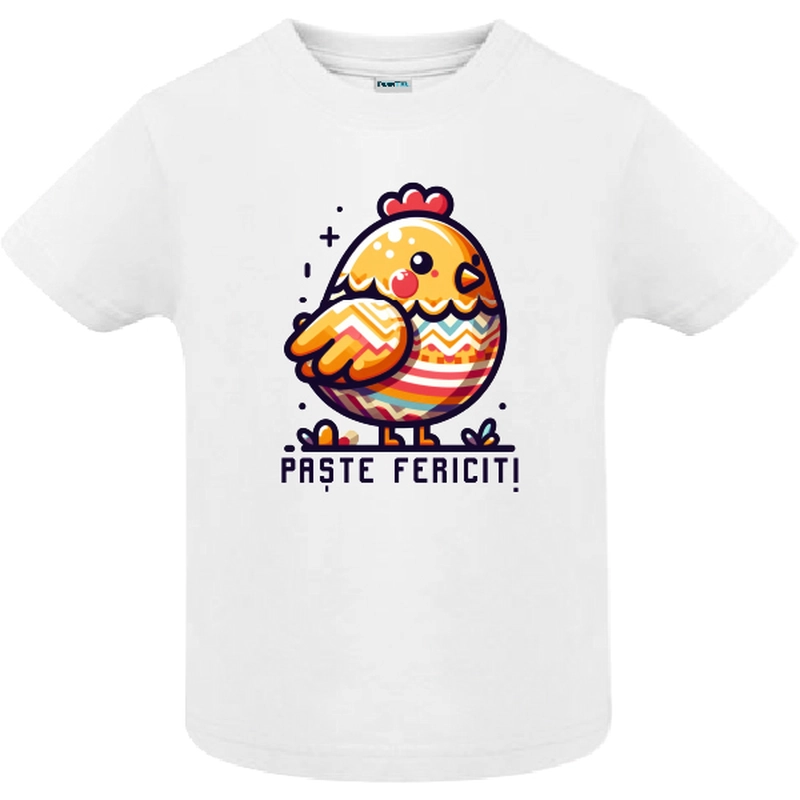 Tricou Copil - Pui Gaina Paște Fericit - imagine 2