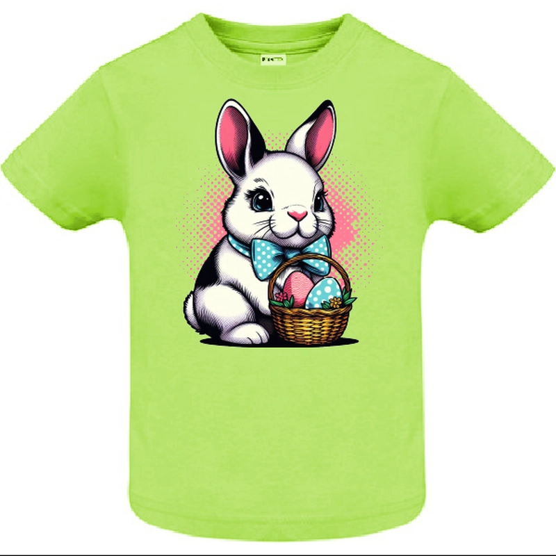 Tricou copil - Iepuraș de Paște cu papion - imagine 5