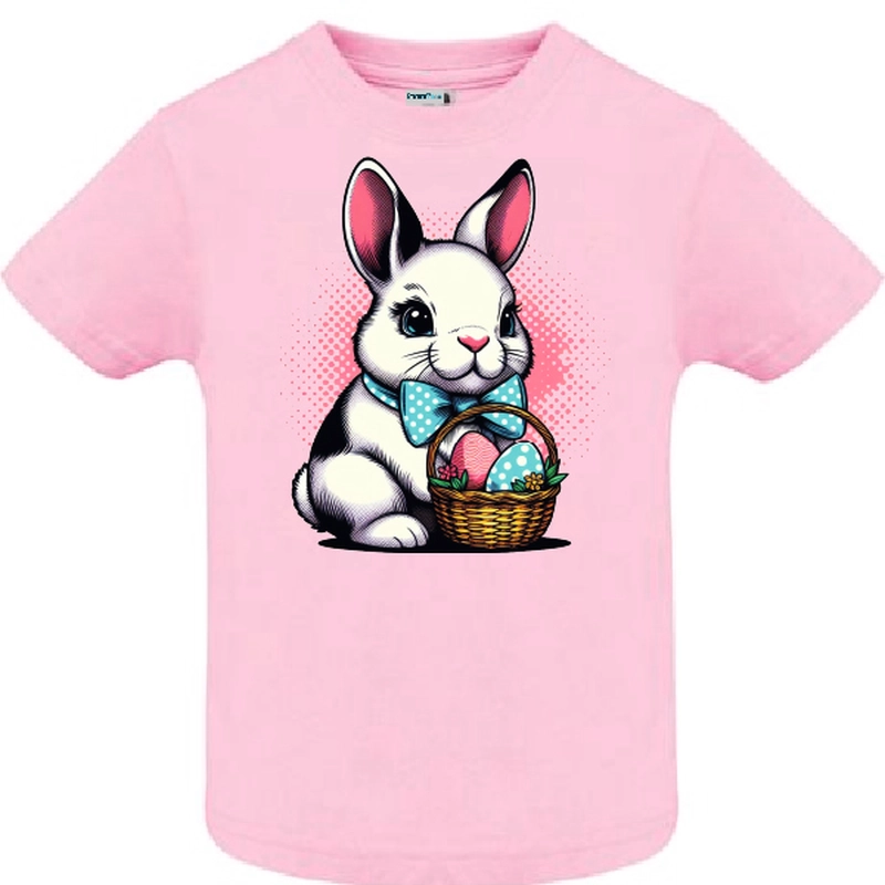 Tricou copil - Iepuraș de Paște cu papion - imagine 4