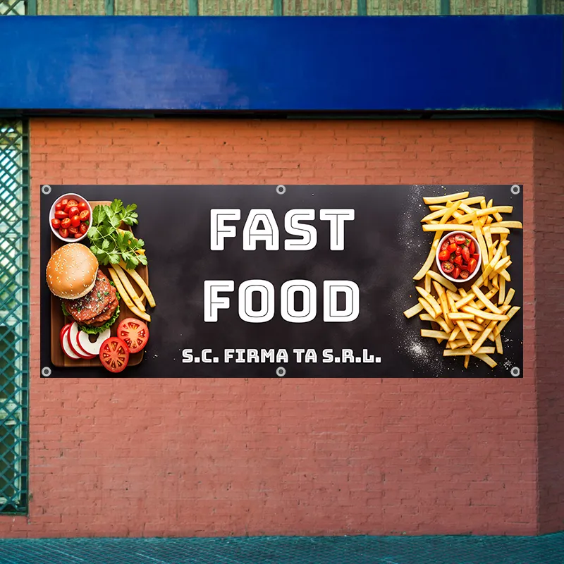 Banner Fast Food - Model 1 - imagine 2