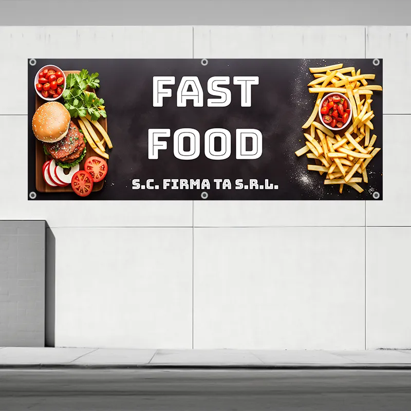 Banner Fast Food - Model 1 - imagine 7