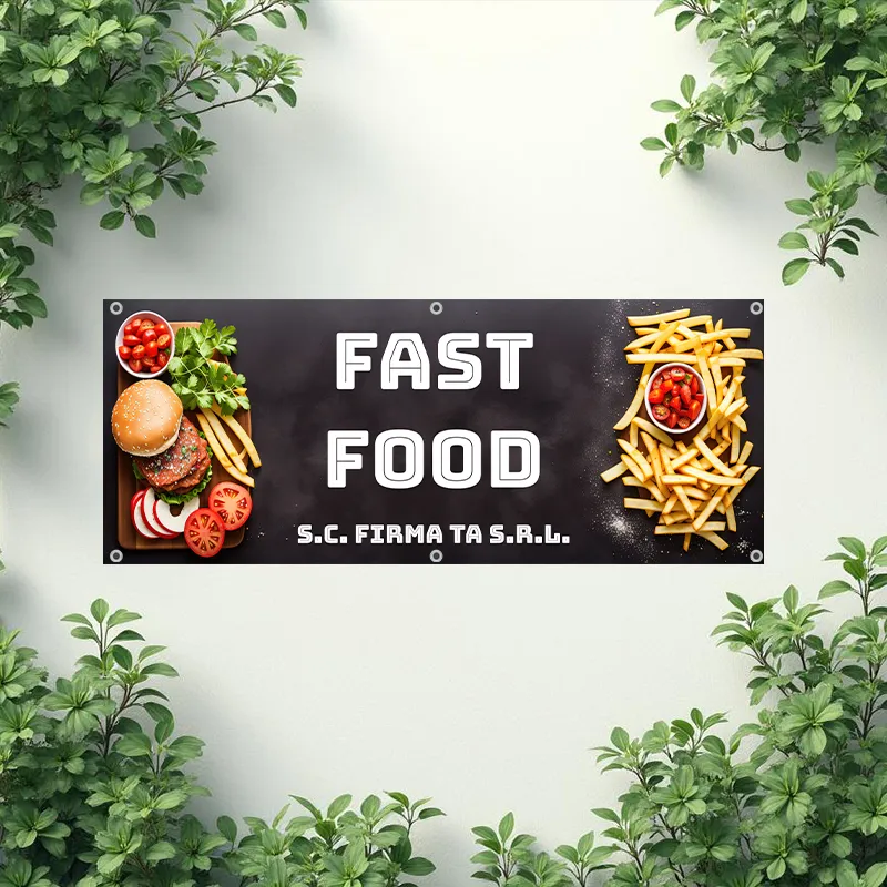 Banner Fast Food - Model 1 - imagine 6