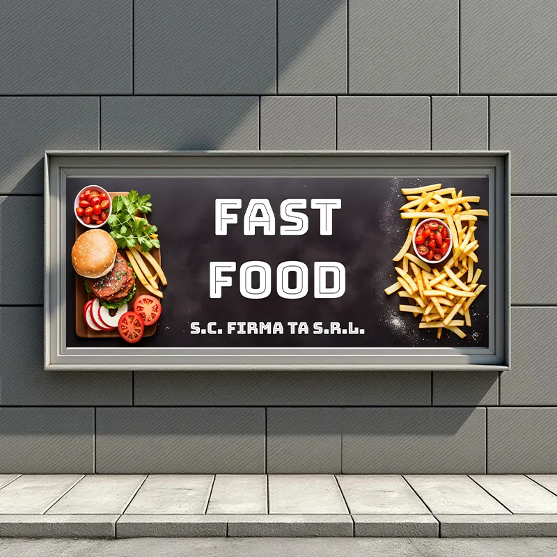 Banner Fast Food - Model 1 - imagine 4