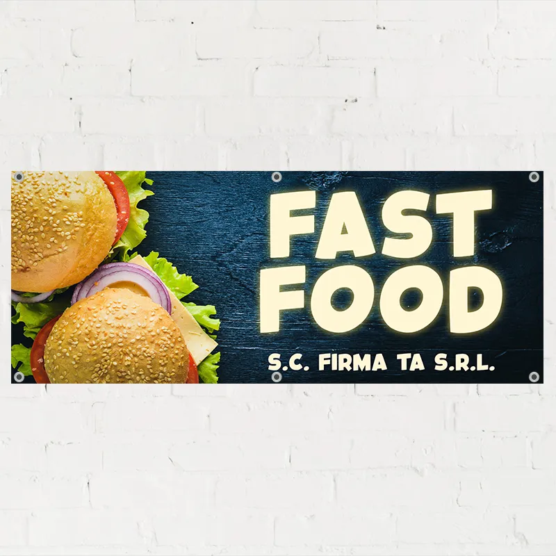 Banner Fast Food - Model 2