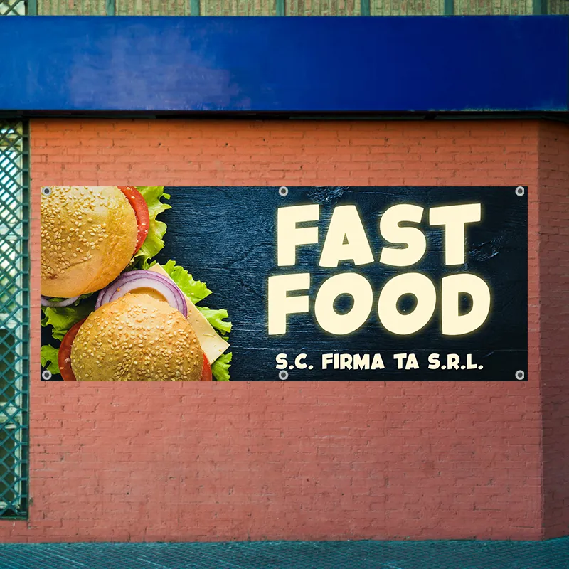 Banner Fast Food - Model 2 - imagine 2