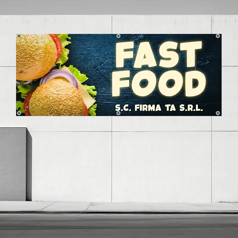 Banner Fast Food - Model 2 - imagine 7