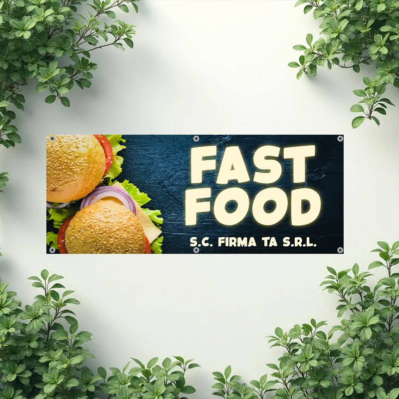 Banner Fast Food - Model 2 - imagine 6