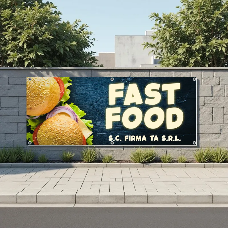 Banner Fast Food - Model 2 - imagine 5
