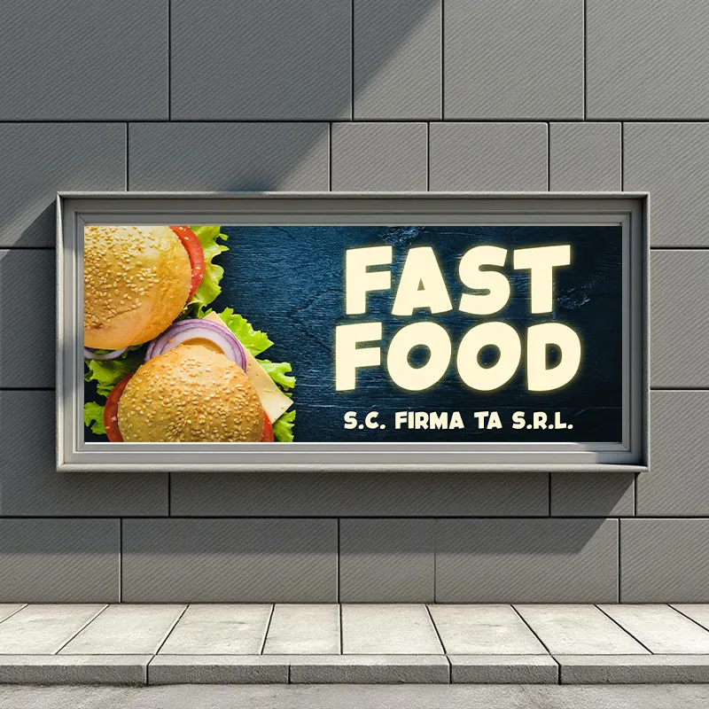 Banner Fast Food - Model 2 - imagine 4