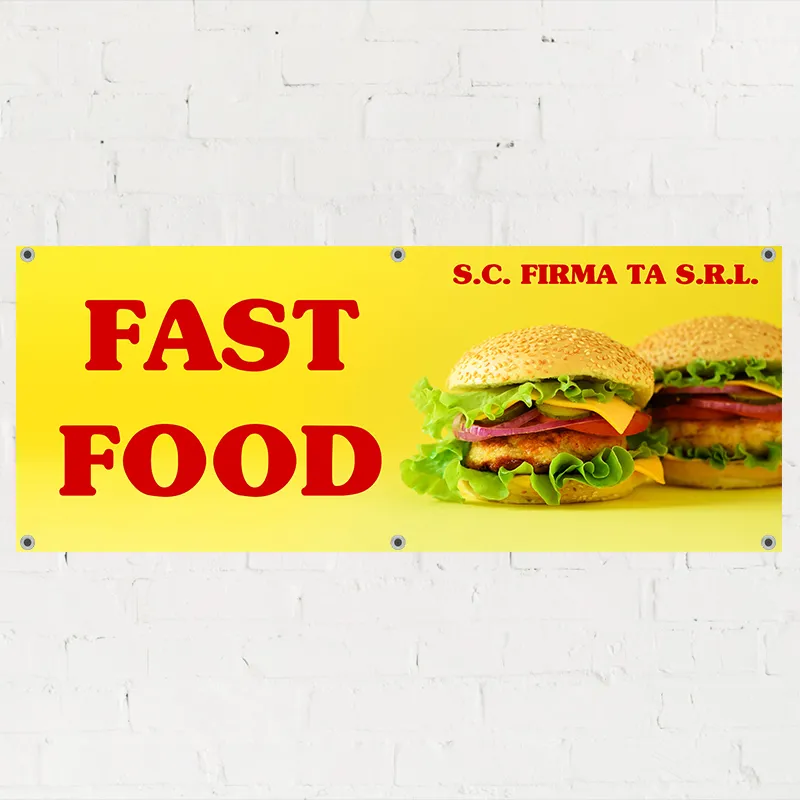 Banner Fast Food - Model 3