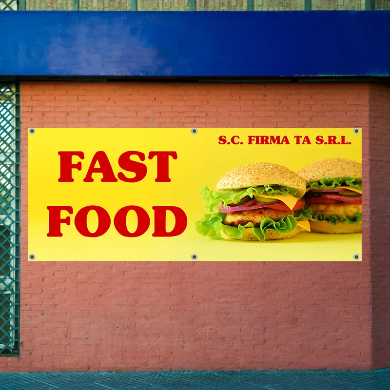Banner Fast Food - Model 3 - imagine 7