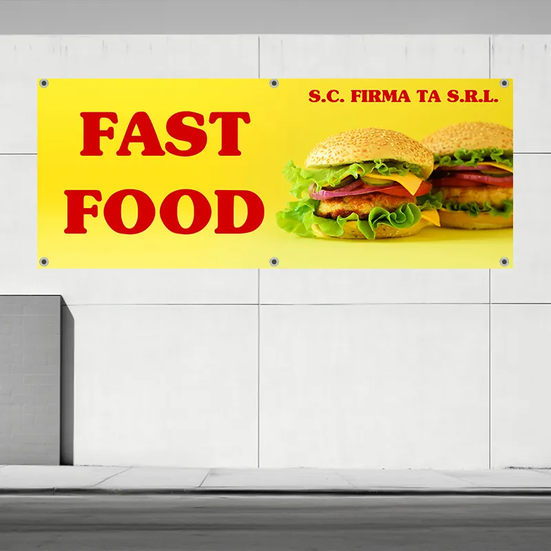 Banner Fast Food - Model 3 - imagine 6
