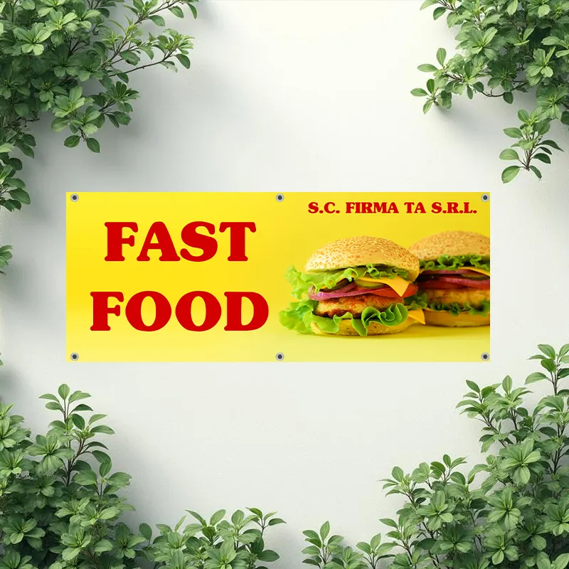 Banner Fast Food - Model 3 - imagine 5