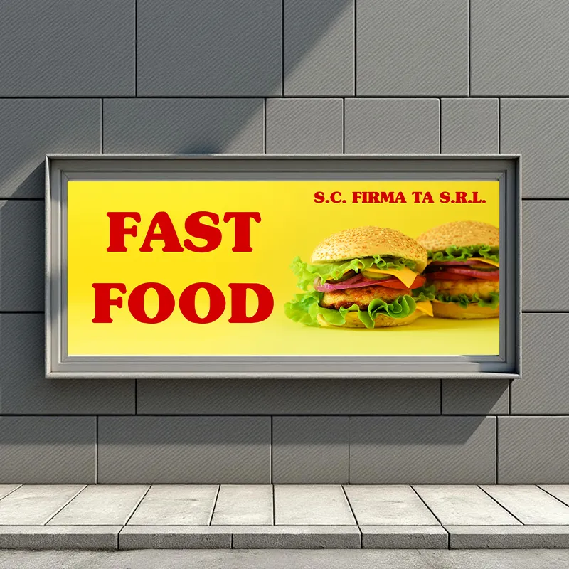 Banner Fast Food - Model 3 - imagine 3