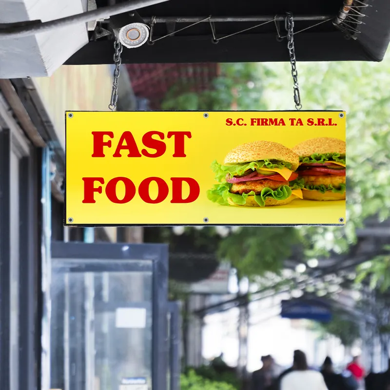 Banner Fast Food - Model 3 - imagine 2