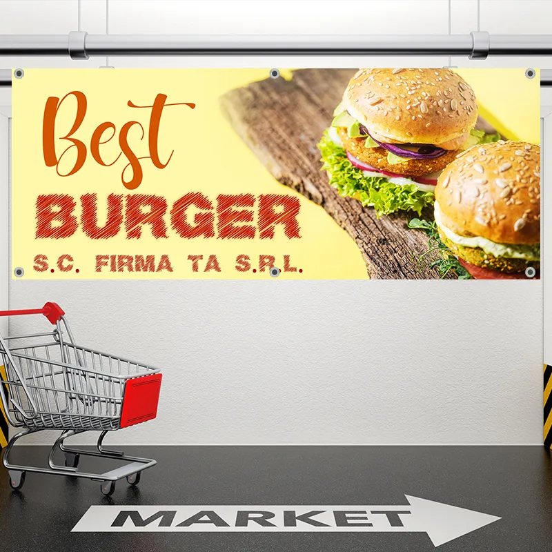 Banner Fast food - Model 6 - imagine 8