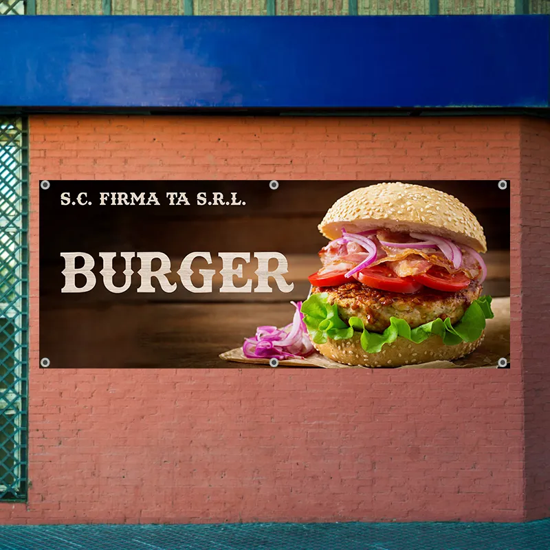 Banner Fast Food - Model 7 - imagine 2
