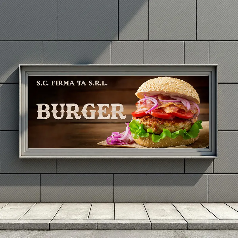 Banner Fast Food - Model 7 - imagine 4
