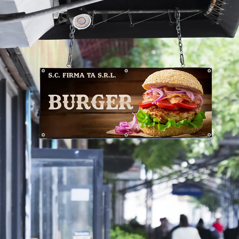 Banner Fast Food - Model 7 - imagine 3