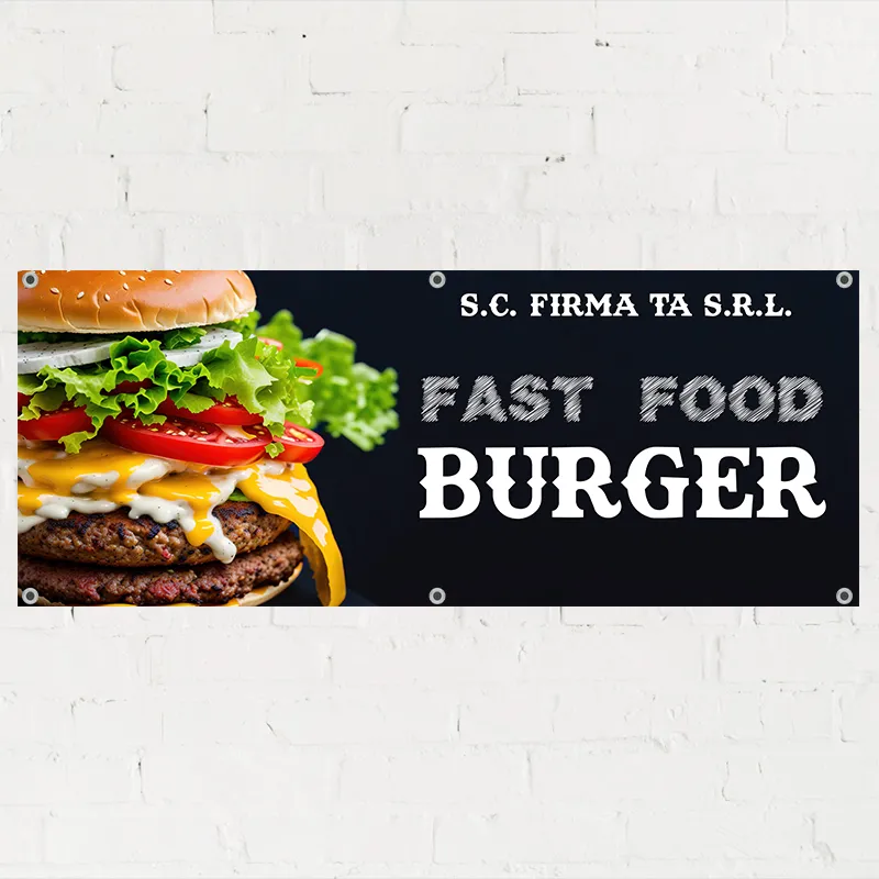Banner Fast Food - Model 8