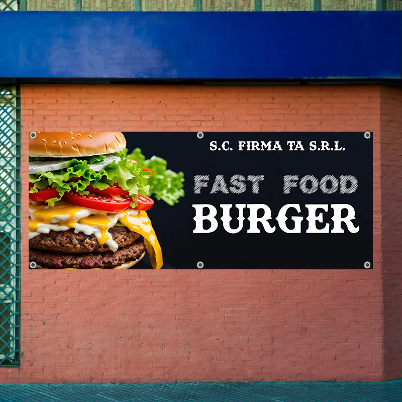 Banner Fast Food - Model 8 - imagine 2