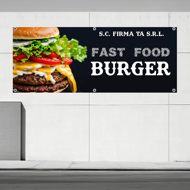 Banner Fast Food - Model 8 - imagine 7