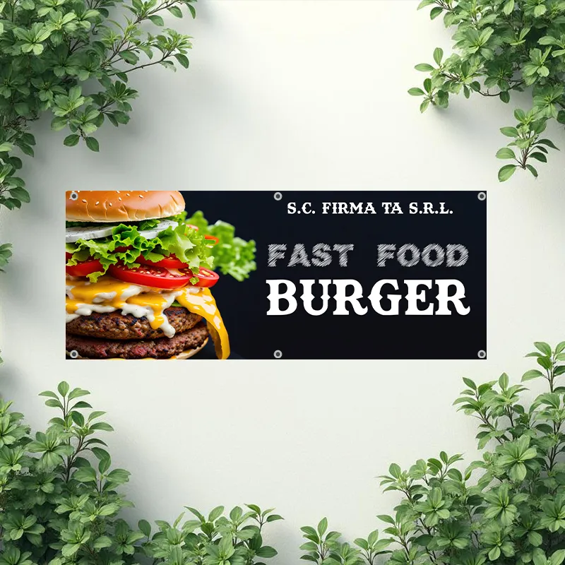 Banner Fast Food - Model 8 - imagine 6