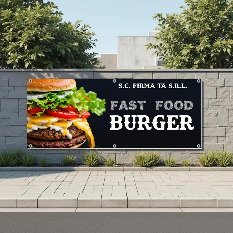 Banner Fast Food - Model 8 - imagine 5