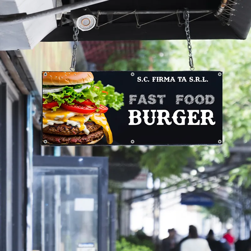 Banner Fast Food - Model 8 - imagine 3
