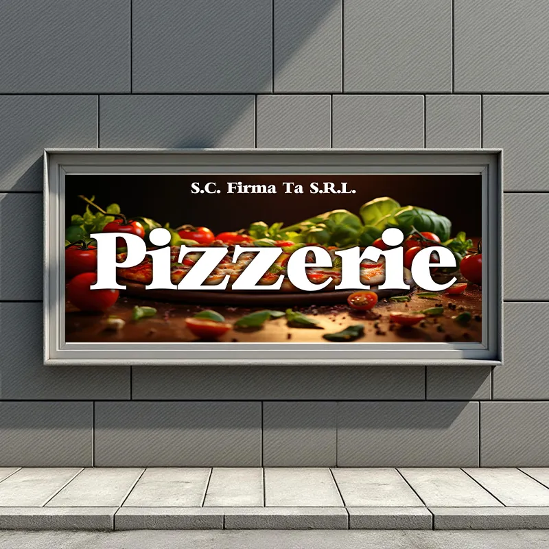 Banner Pizzerie - Model 6 - imagine 4