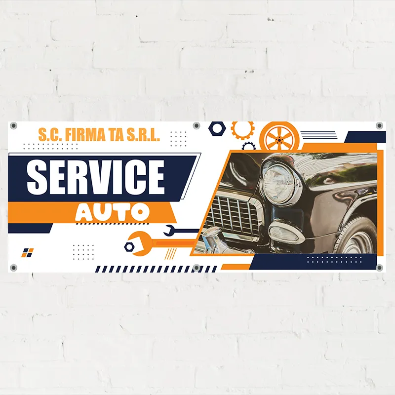 Banner Service Auto - Model 1