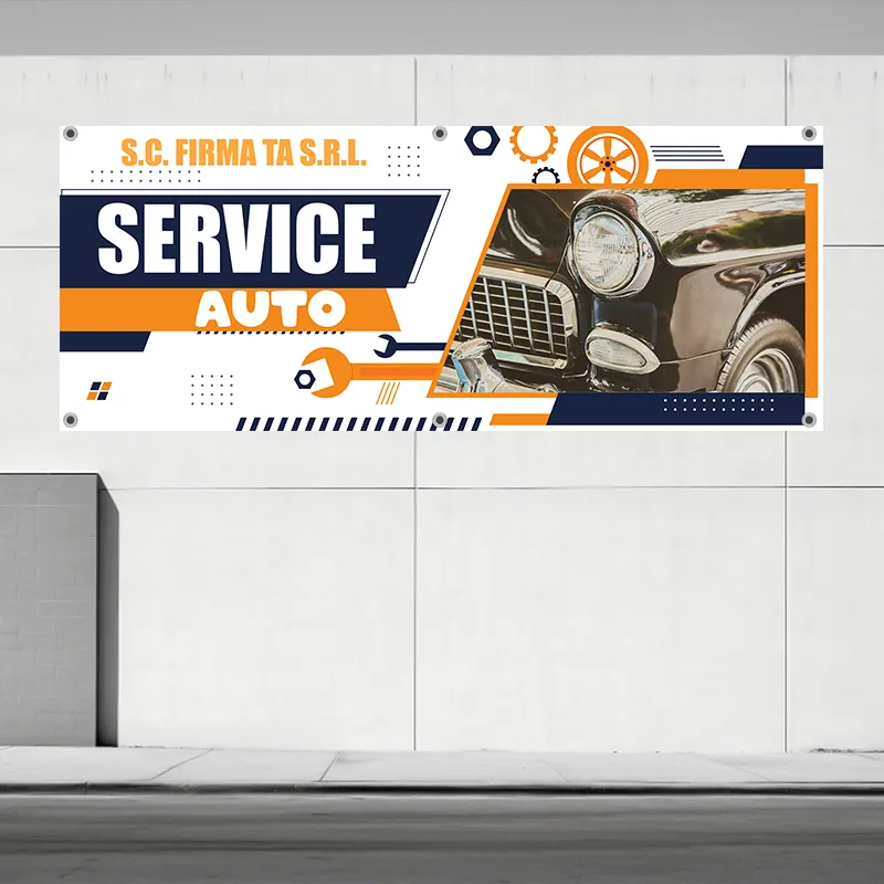 Banner Service Auto - Model 1 - imagine 7