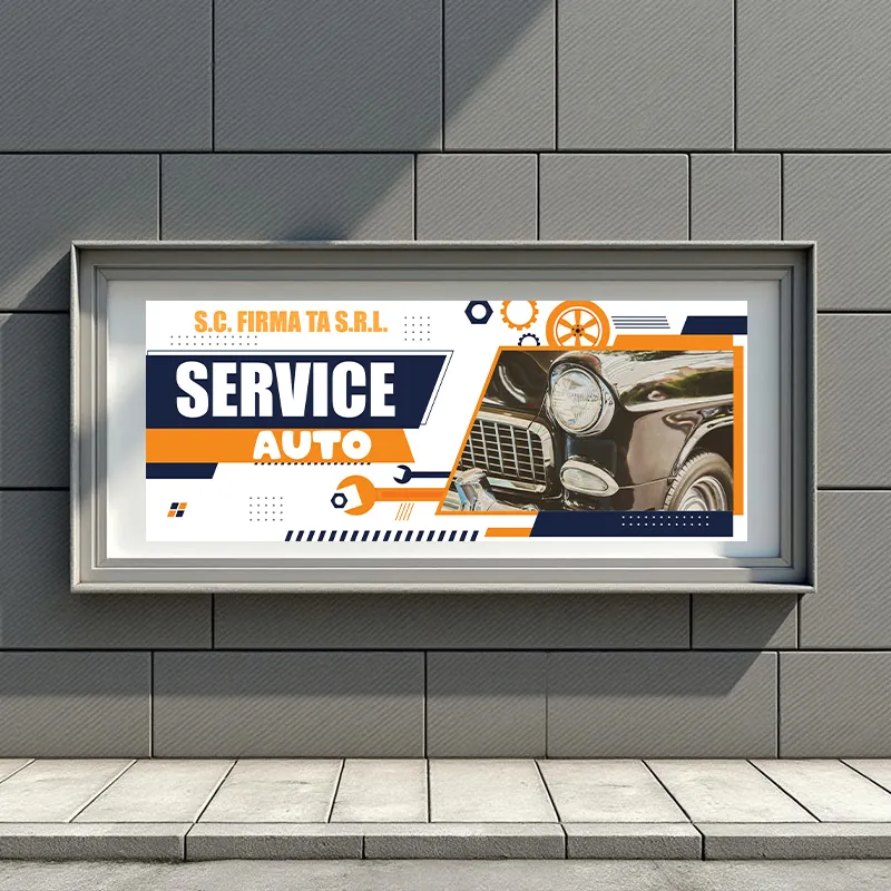 Banner Service Auto - Model 1 - imagine 4