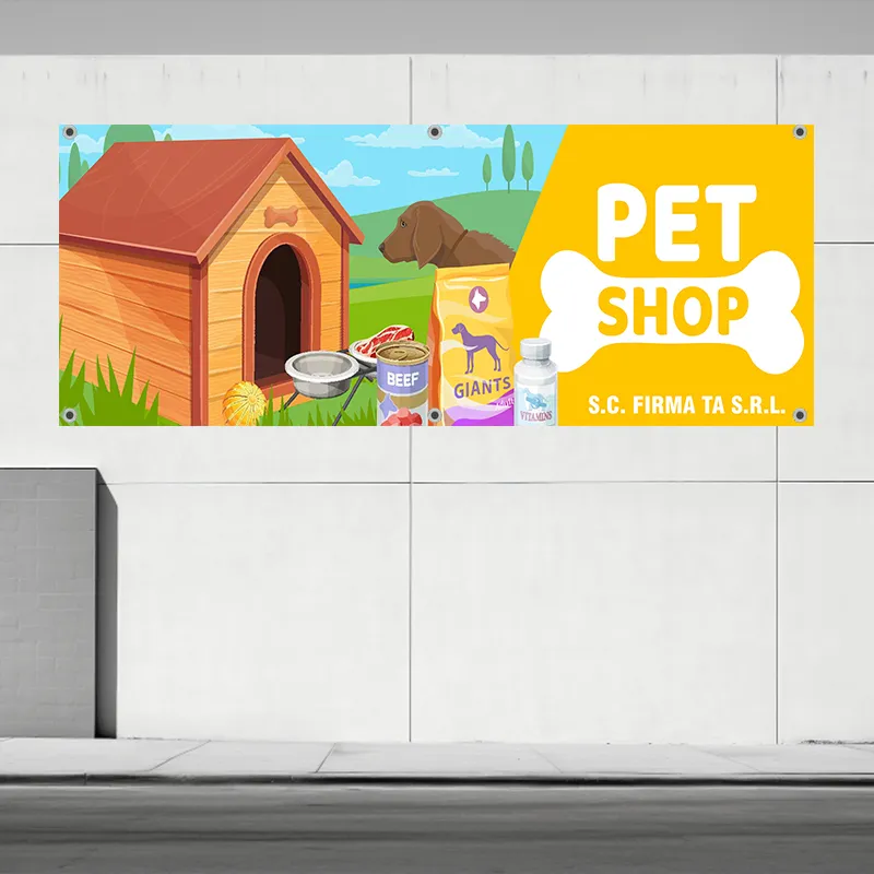 Banner Pet Shop - Model 2 - imagine 7