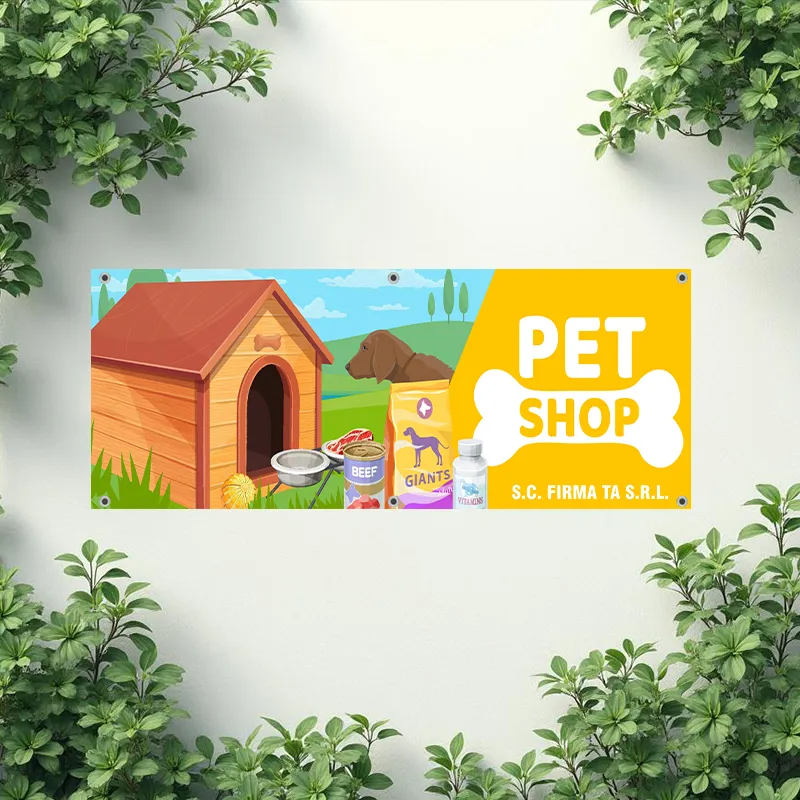 Banner Pet Shop - Model 2 - imagine 6