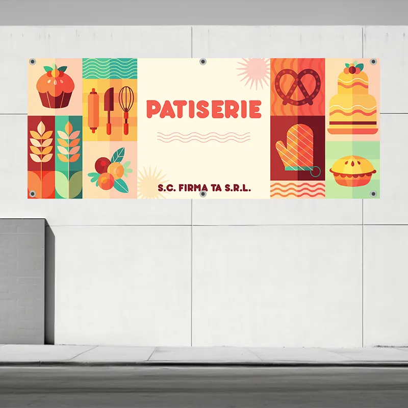 Banner Patiserie - Model 6 - imagine 7