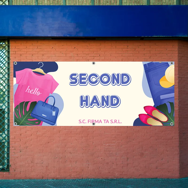 Banner Second Hand - Model 1 - imagine 2