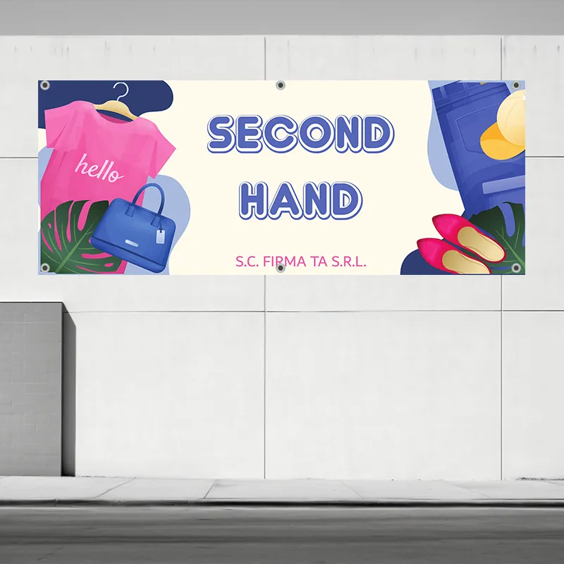 Banner Second Hand - Model 1 - imagine 7