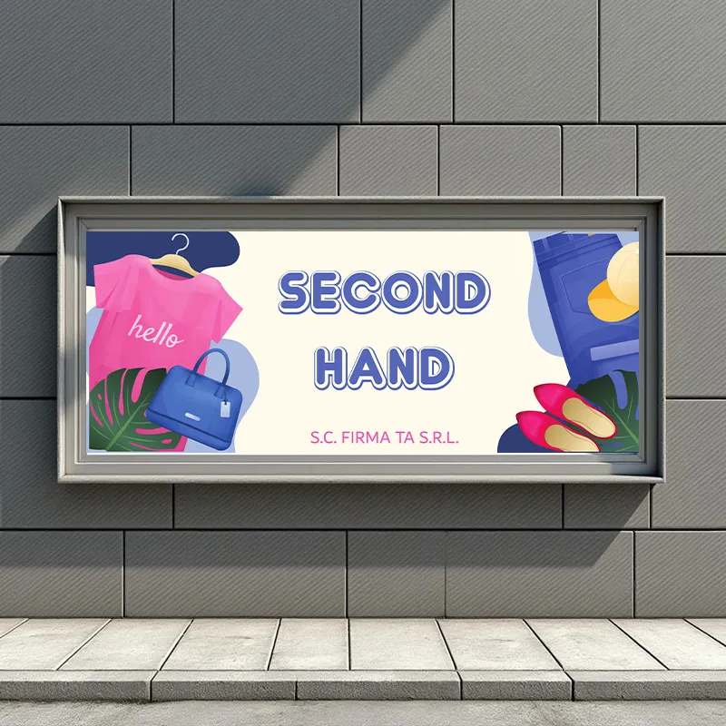 Banner Second Hand - Model 1 - imagine 4