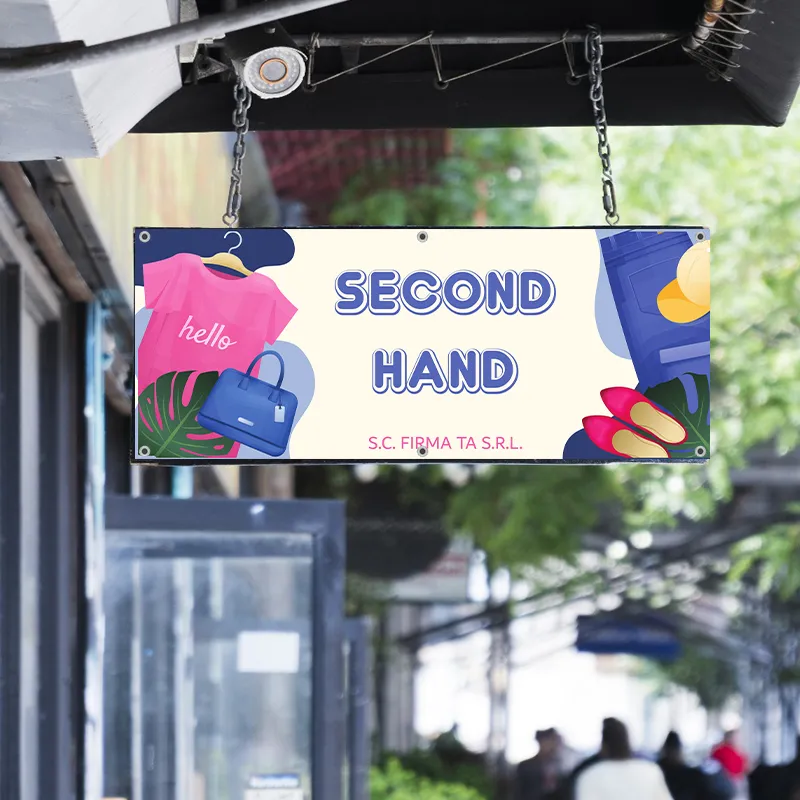 Banner Second Hand - Model 1 - imagine 3