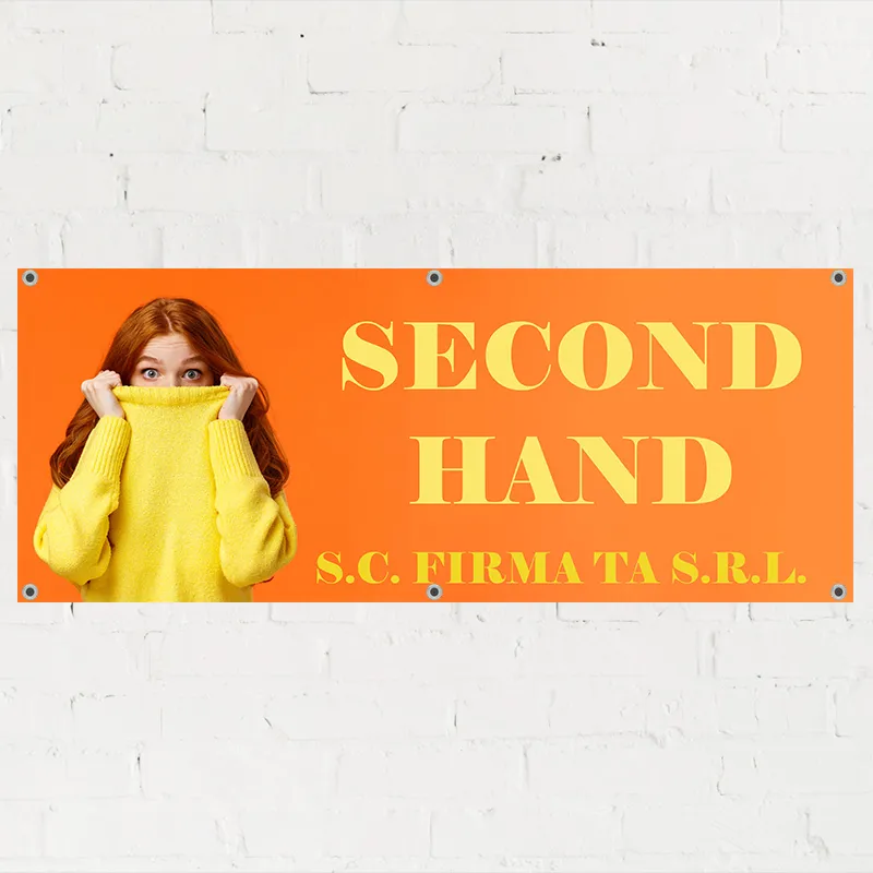 Banner Second Hand - Model 3