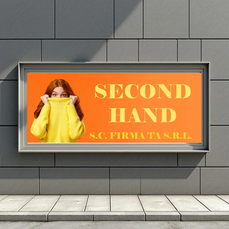 Banner Second Hand - Model 3 - imagine 4